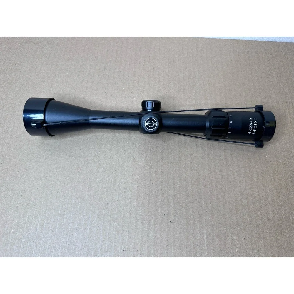 Simmons 8-Point 4-12x40mm Rifle Scope Model 560655 Black Duplex Reticle